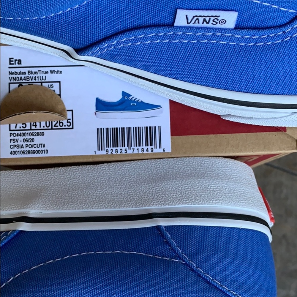 VANS ERA NEBULAS BLUE/TRUE WHITE MEN’S - Picture 12 of 16